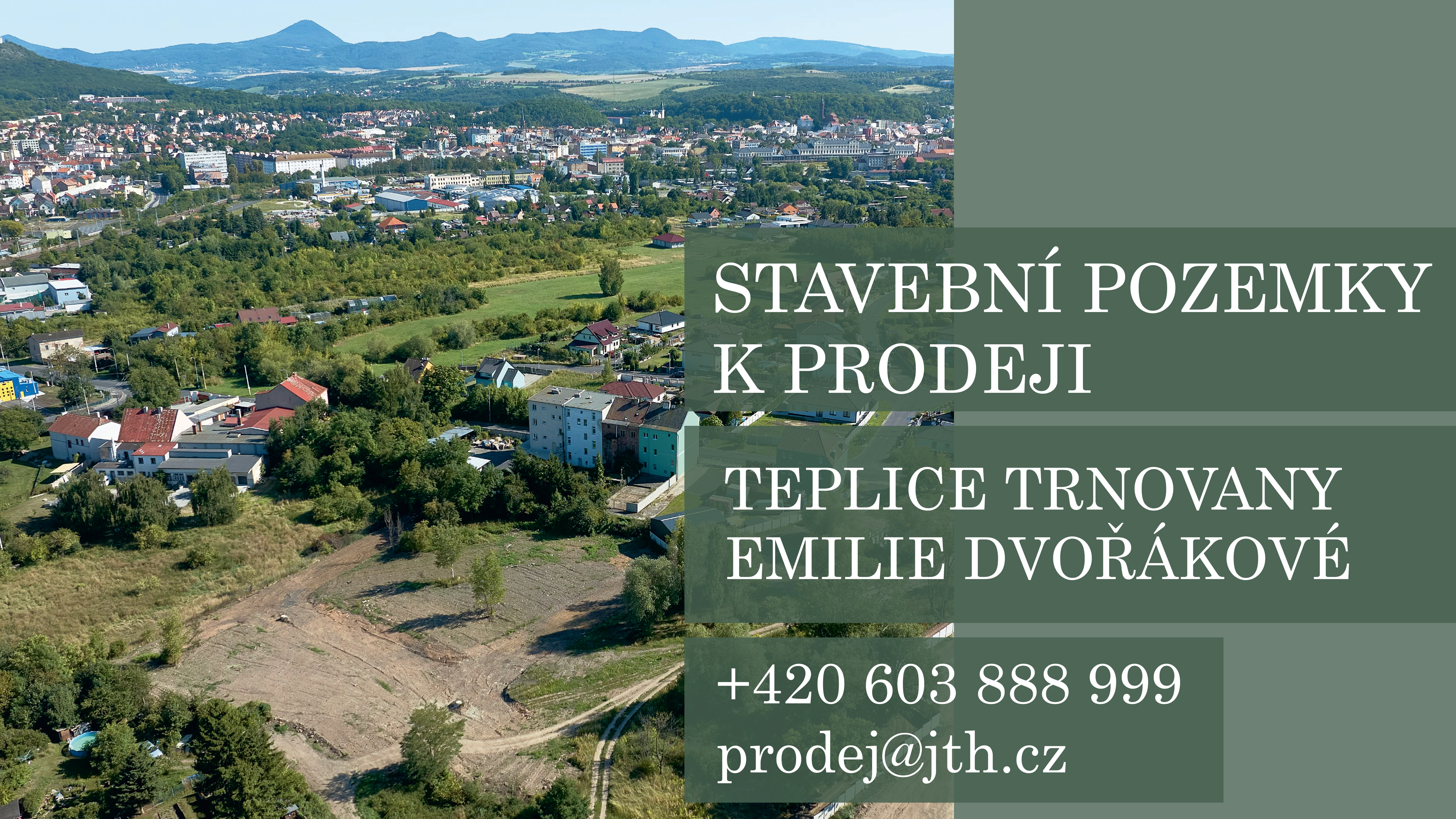 Pozemky Emilie Dvokov
